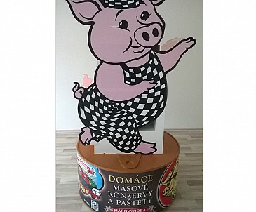 3D regál do predajne.